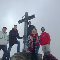 One of the peaks of Pfriemeswand near Innsbruck, Austria