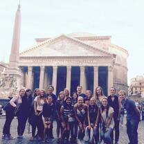 SAI offers walking tours throughout the semester. This is in front of the Pantheon, it's over 2,000 years old!