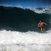 Surfing in Nosara