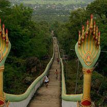 stairs to a temple in Thailand