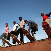 Local children in Uganda