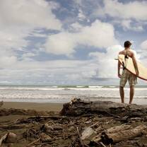 Rustic Pathways surfing in Costa Rica