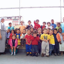 Colombian kids at school