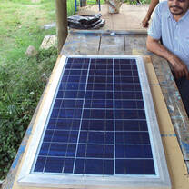 Building a solar panel