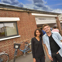 French in Normandy building