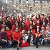 au pairs at Dapeng ancient city during Chinese culture trip
