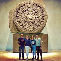 The famous Aztec Calendar