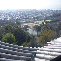 From the top of Hikone Castle