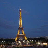 Eiffel Tower at night