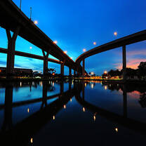 Industrial Ring Road Sunset