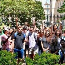 LSF students hanging out in Montpellier