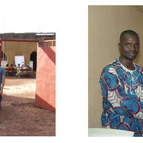 Volunteer with locals in Mali