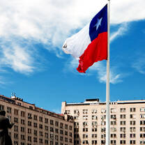 Bridge Abroad interns in Santiago