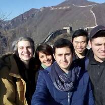 Company arranged trip to the Great Wall, with the other au pairs