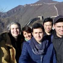 Company arranged trip to the Great Wall, with the other au pairs