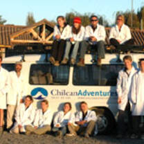 group on an adventure in Chile