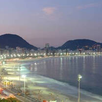 Relax in the evening sunset of Rio de Janeiro