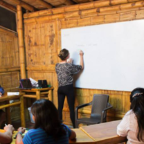 Students at International House Montanita