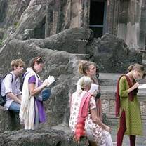 SIT Students in Ajanta, India