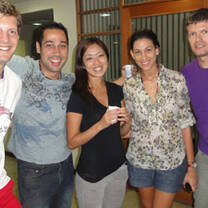 A group of students in Brazil
