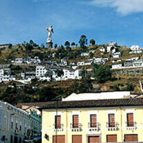 A local village in Ecuador