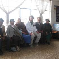 A volunteer in healthcare facility in Quito