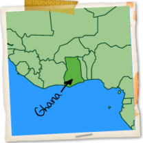 Ghana map