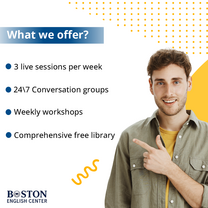 Boston English Center what we offer flyer
