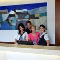 Work placements at the George Hotel reception, Malta