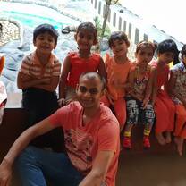 Proud TEFL Graduate with Students