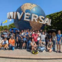 High school semester abroad participants at Universal Japan