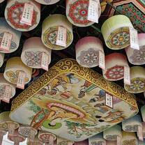 Prayers in Seoul temple