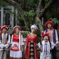 Group photo with traditional costume