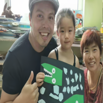 kindergarten activity with host kid