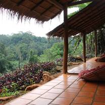 View from the accommodation at the base camp