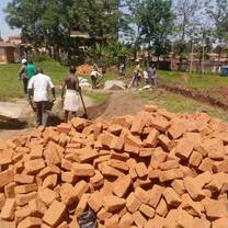latrine construction for the school