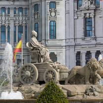 Landmark in Madrid. 