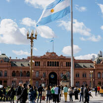Scene in Buenos Aires, architecture. 