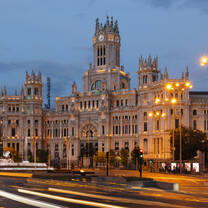 Landmark in Madrid. 
