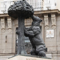 Landmark in Madrid. 