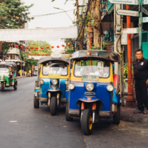 Tuktuks in Bangkok