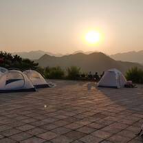 JADE Ambassadors Camping at the Great Wall