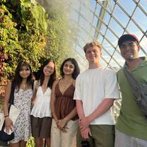 Friends from the program - Summer 2025 in Singapore 