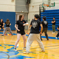 JADE Ambassadors at Kung Fu Class