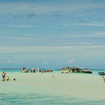 Relax in lagoon