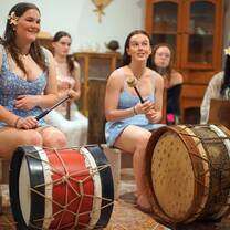 Drumming session
