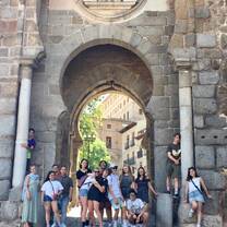 Group of students in Madrid