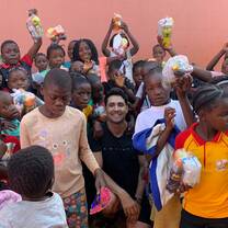 Our volunteers out in Africa