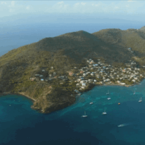 Antigua from above