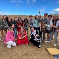 Students on a tour in Morocco